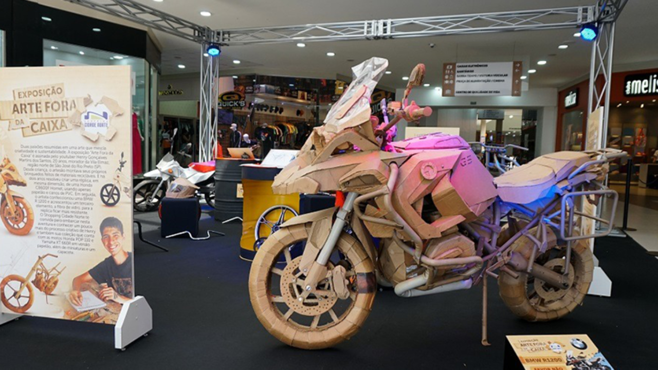 Exposição de Motos Antigas no Maxi Shopping vai até 31 de agosto